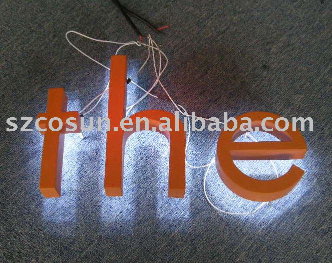 LED channel letter sign
