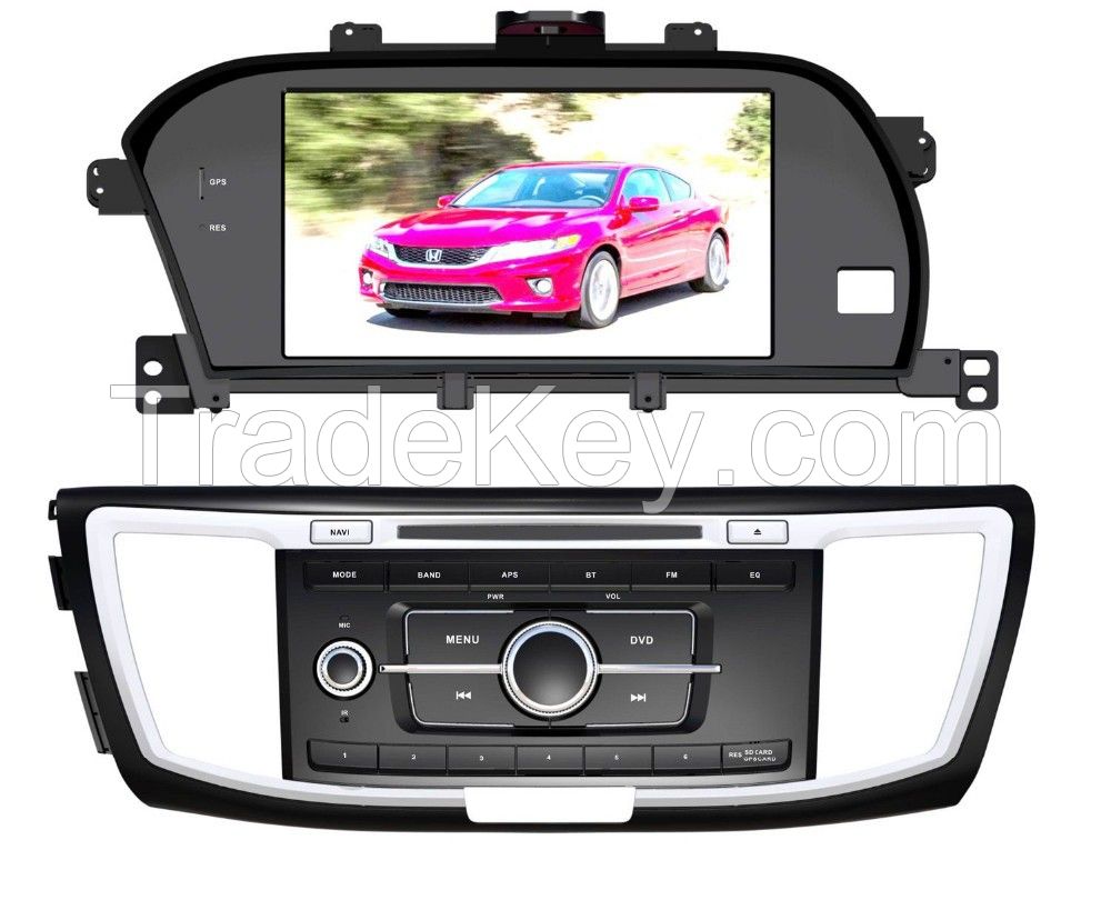 Touch Screen 8inch Car DVD GPS Navigation For Honda 9th generation Accord 2.0 With canbus steering wheel control canbus+free map+ipod+radio+ipod