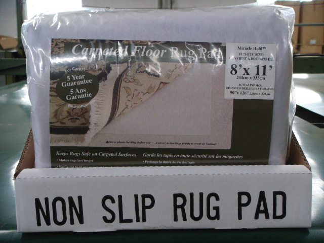 carpet floor rug pad 6'x9'