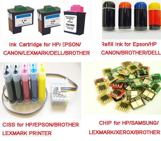 dye ink, pigment ink, solvent ink, sublimation ink, Eco solvent ink