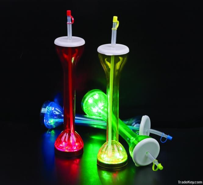 LED Flashing yard glass - 550ml