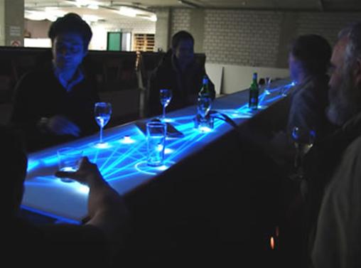 interactive bar table