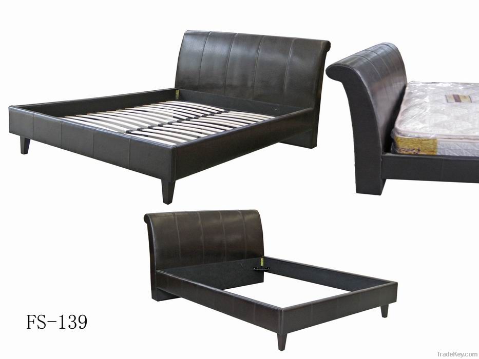 Synthetic Leather Furniture Bed
