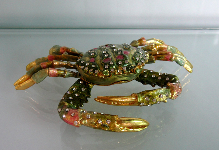 crab jewelry box