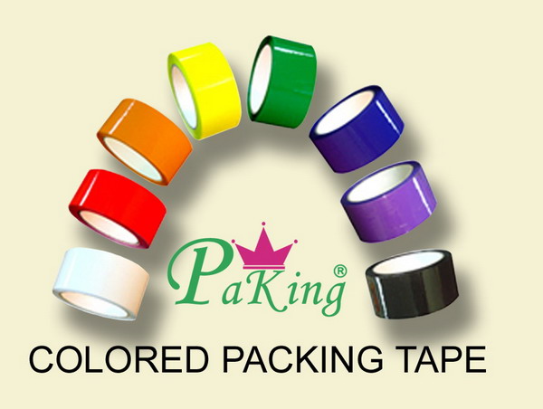 Coloured packing tape