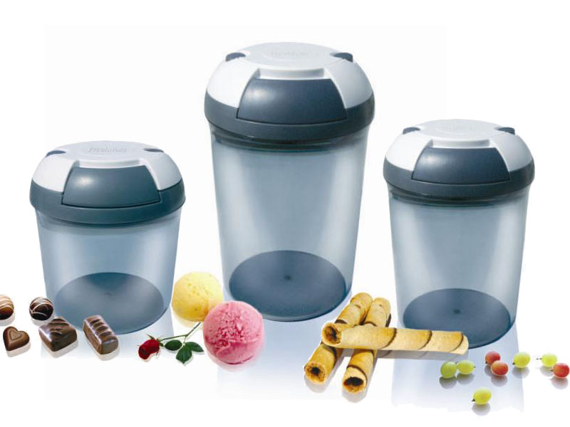 Vacuum Food Storage Container-Gift Set (Round, 3 pcs)