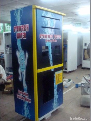 Automatic water vending machine with RO pure water system