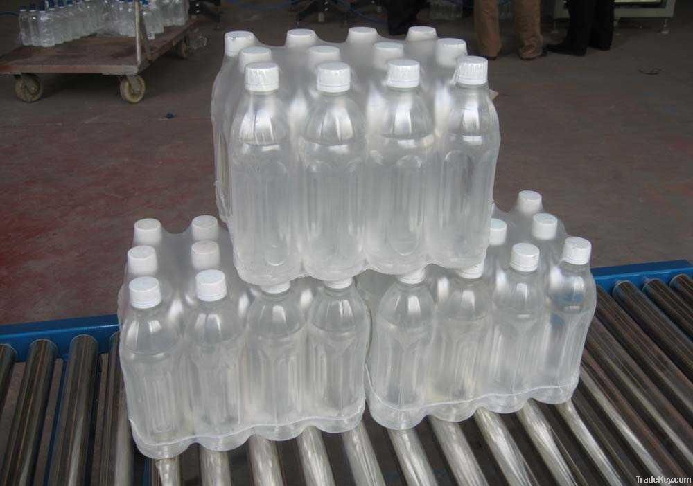 Automatic bottle wrapping packing machine