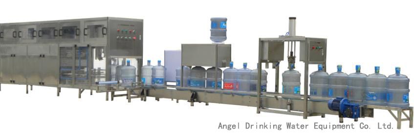 3 / 5 gallon automatic barrel/bottle/ jar drinking water  filling capping machine