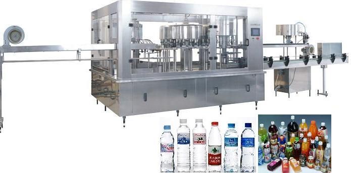 Bottle water/beverage/juice/tea washing filling capping machine