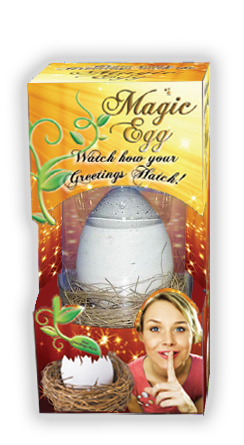 Magic Egg - secret message egg - Nature&#039;s Greeting Egg