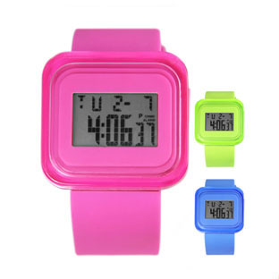 Plastic digital watch