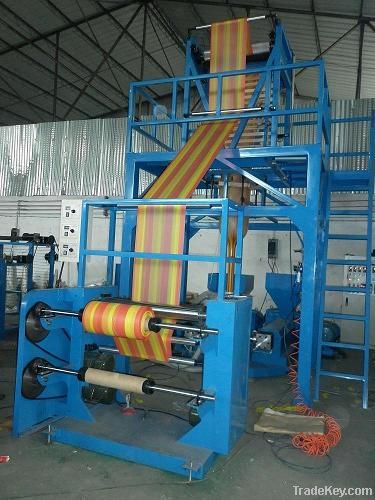 Double-colour film blowing machine