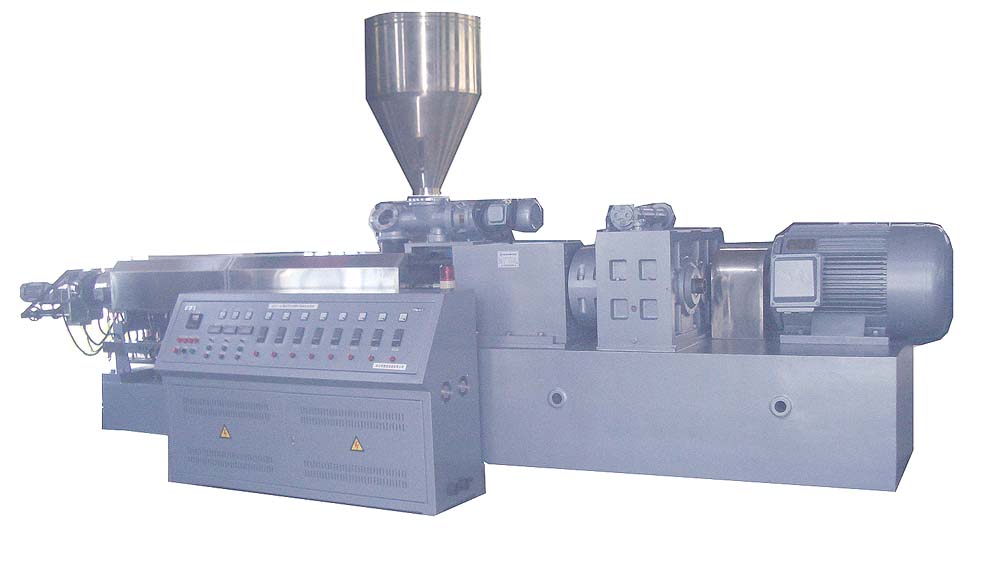 plastics conical co-rotating twin-screw extrusion machine