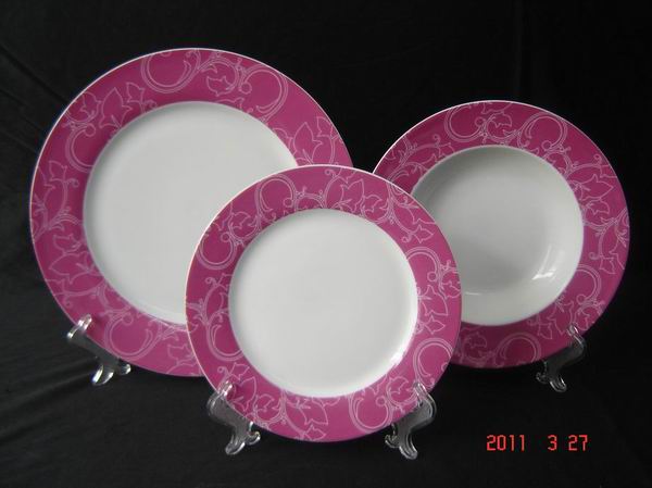Round shape porcelain tableware/dinnerware/dinner set