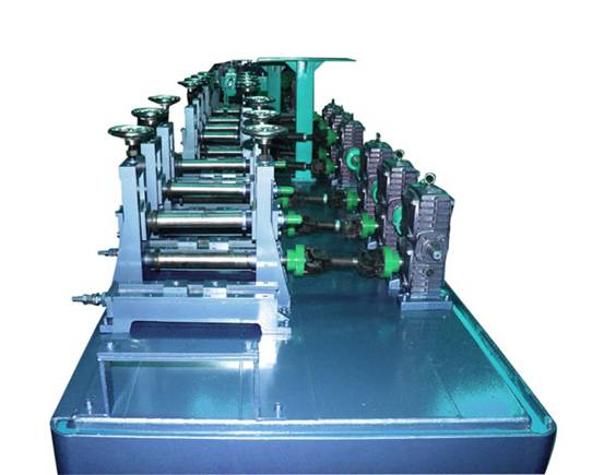 straight seam high frequency welded pipe mill line
