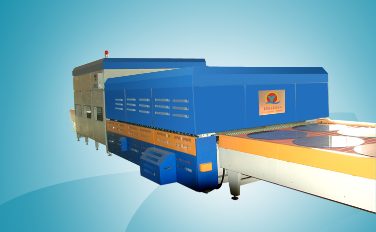 Glass tempering furnace