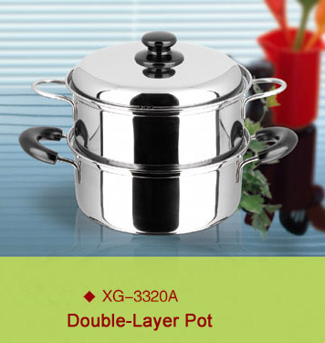 Double layer pot