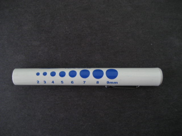 Disposable Penlight with Pupil Gauge (6 Penlights)