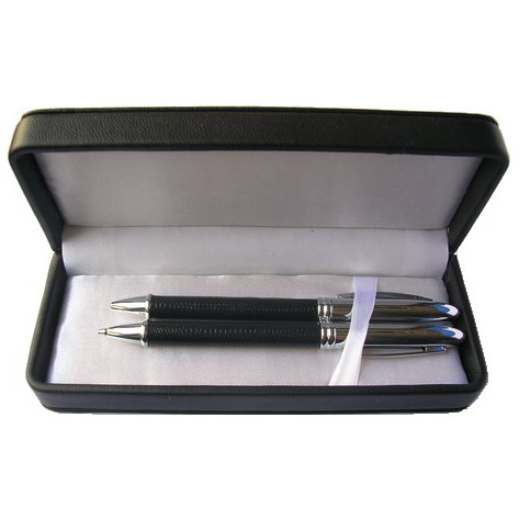 Leather pen set