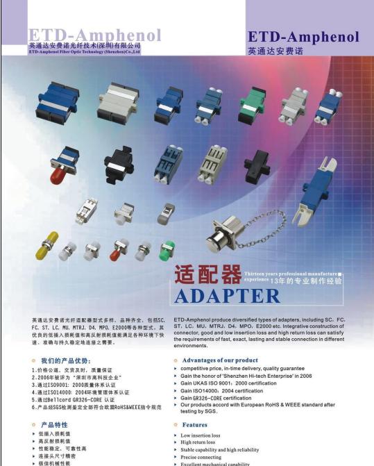 fiber patchcord, connectors