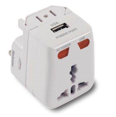 QZ07 Travel Adapter with USB