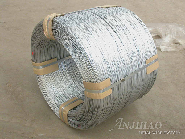 Hot-dipped zinc plated wire