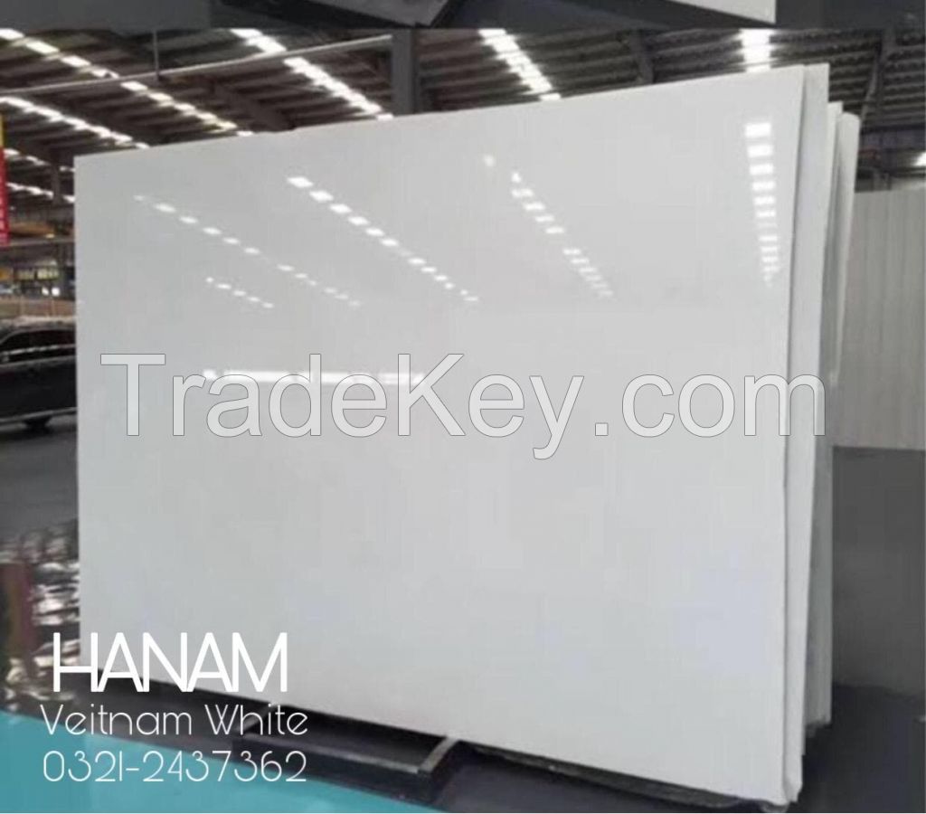 Flawless Vietnam White Marble