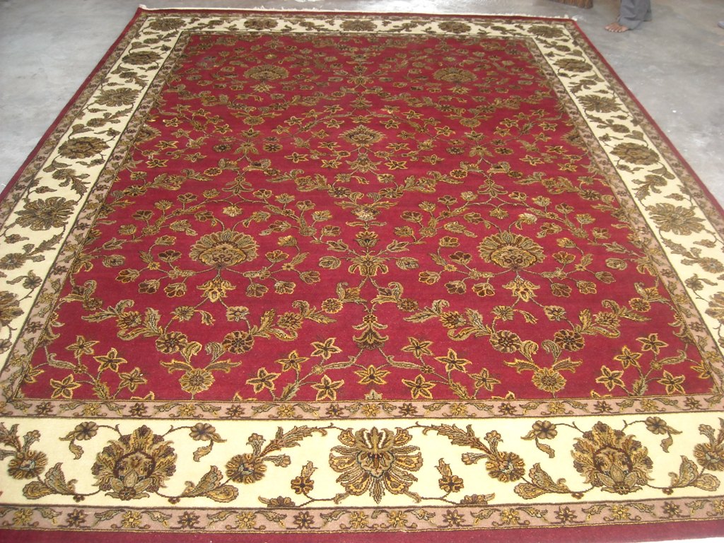 1010 wool silk hand knotted carpets