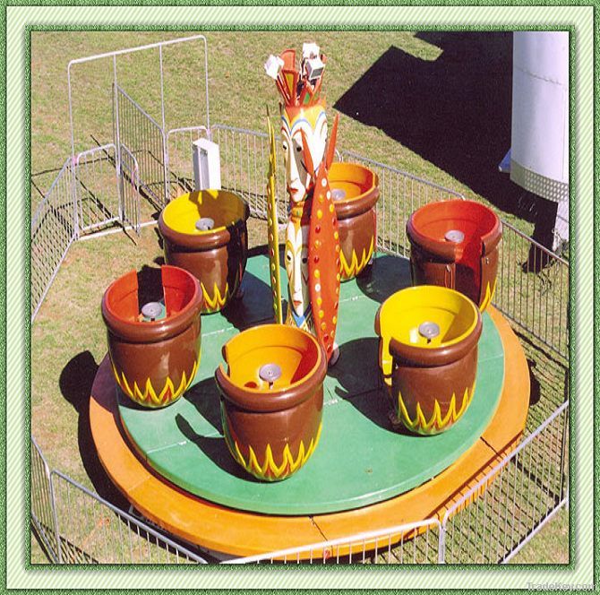 promotion amusement equipment mad hatter tea cups cannibal pots ride