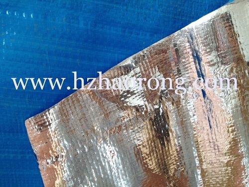 Weave cloth cover aluminium film