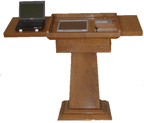 multimedia lectern