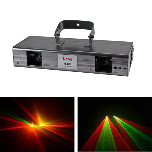 D-220   Double Red and Green Laser Show System   Stage Laser Light