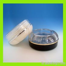 Plastic Cosmetic Loose Powder Jars