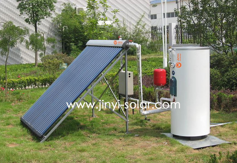Flat split Solar hot Water heating (with two coils)