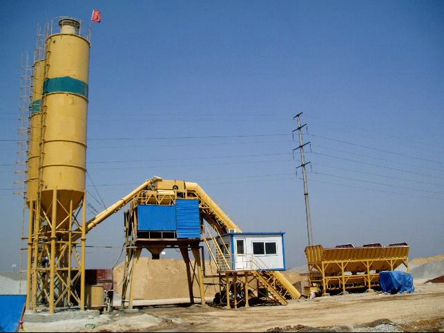 Horizontal Concrete mixing plant