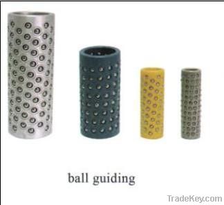 Ball guiding for warp knitting machines