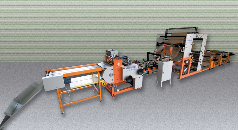 Machines for bags and hoses for a sacks