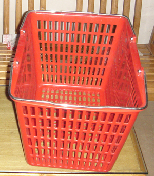 plastic shopping basket(HSX-P003)