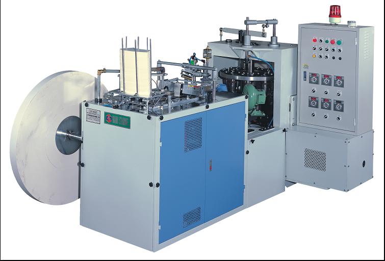 Paper cup forming machine