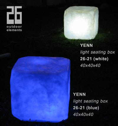 Yenn light sitting boxes