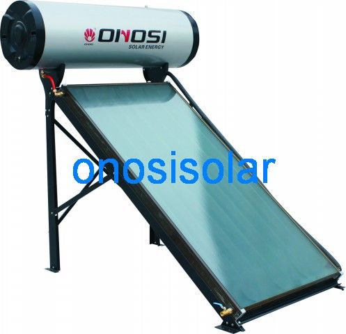 non pressure flat plate solar water heater
