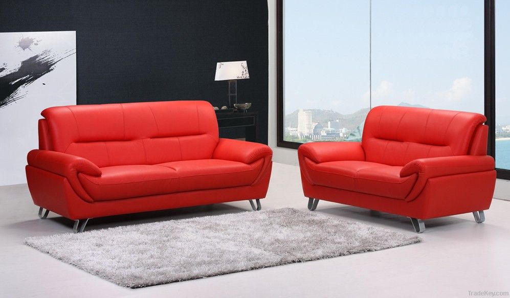 genuine leather sofa set
