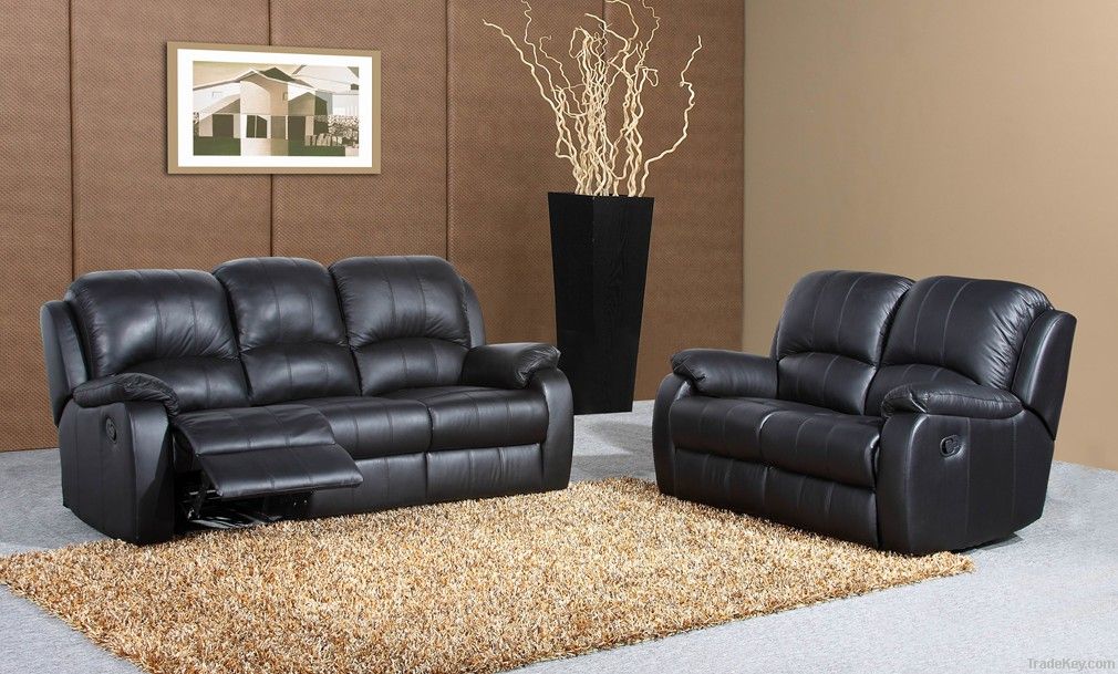 top leather recliner sofa set