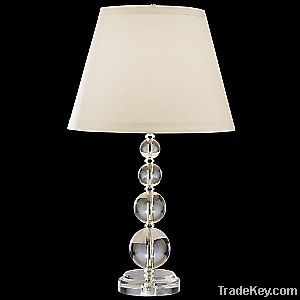 27.75"Lead-Crystal table lamp USD$30.00