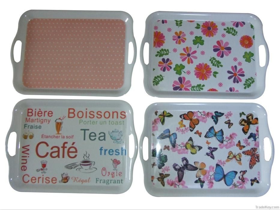 melamine serving tray