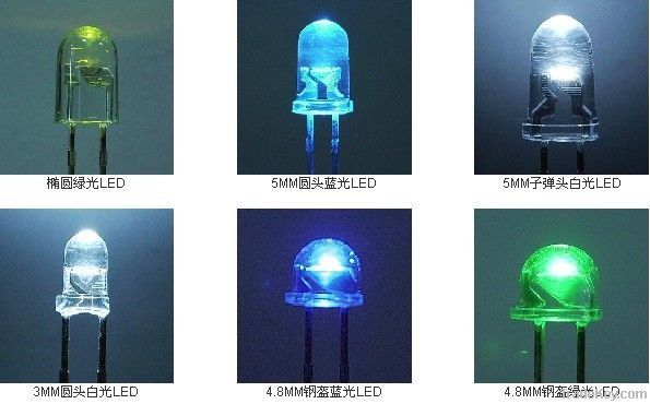 super bright 5mm helmet led diode