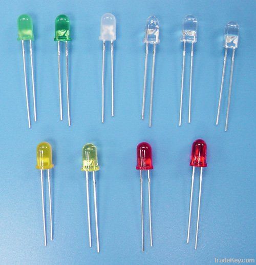 super bright 5mm concave led diode(With Flange)