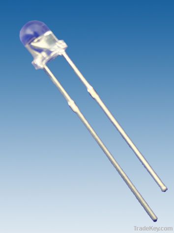 3mm round led diode With Flange