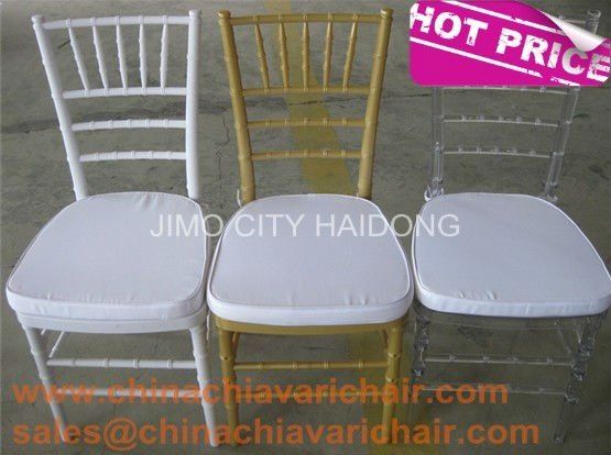 Resin Chiavari Chair with Cushion